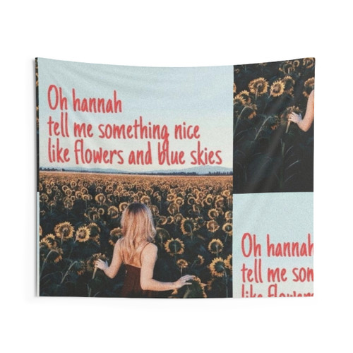 Girl in Red Music Tapestry featuring Hannah