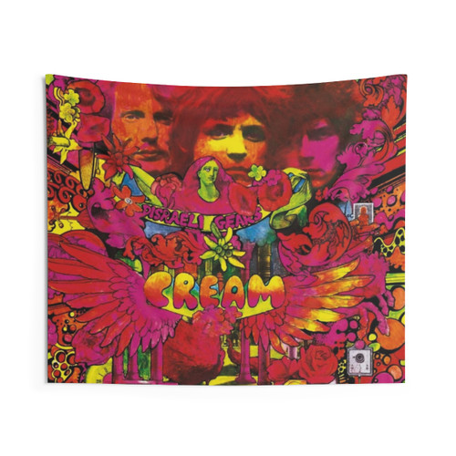 Disraeli Gears Cream Album Tapestry