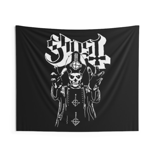 Ghost Band Psychedelic Music Art Tapestry