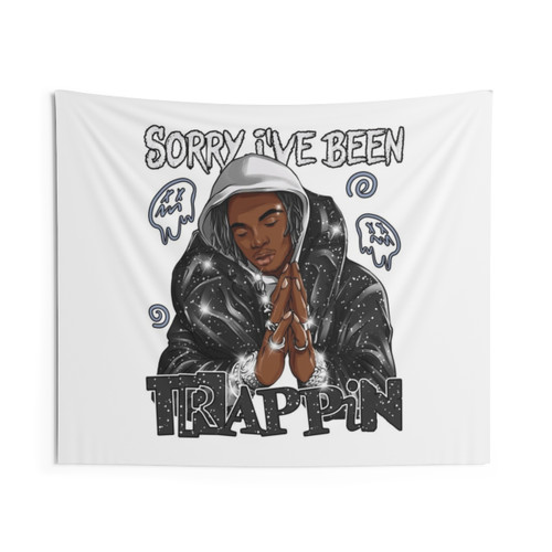 Reverse Black White 6s Trappin Tapestry