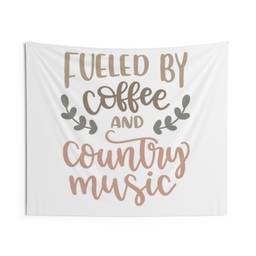 Country Music and Coffee Lover's Tapestry