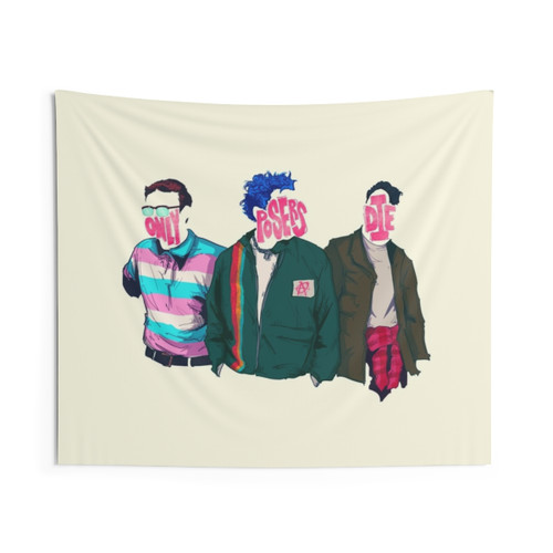 SLC Minimal 90s Punk Tapestry