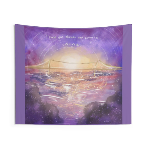 Count to Nine Synesthetic Music Tapestry Wall Hanging