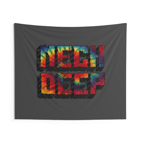 Neck Deep Tie Dye Tapestry