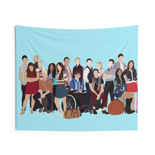 Glee Characters Tapestry