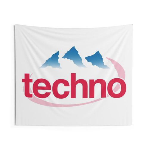 Techno 3 Tapestry - Festival Fashion and Rave Culture Decor