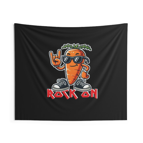 Carrot Can Rock Too! Tapestry