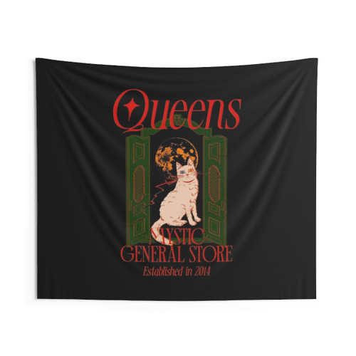 Mystic Red Velvet Tapestry