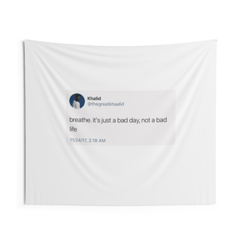 Just a Bad Day Tapestry - Funny Trending Quotes Wall Hanging