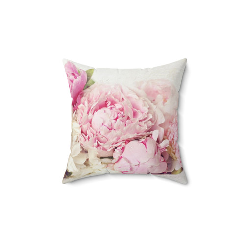 Peony Floral Decorative Pillow