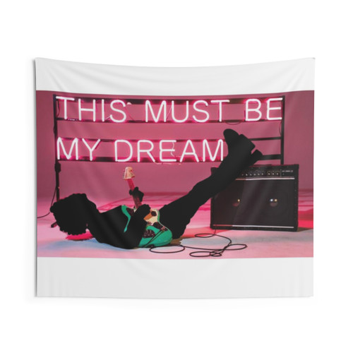 Dream-inspired tapestry featuring The 1975 band artwork