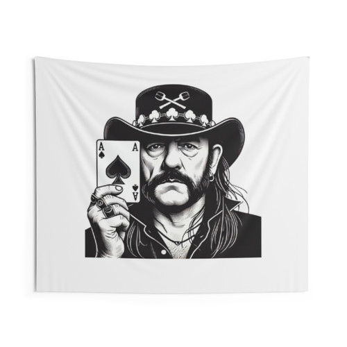 Lemmy Kilmister Motörhead Ace of Spades Tapestry