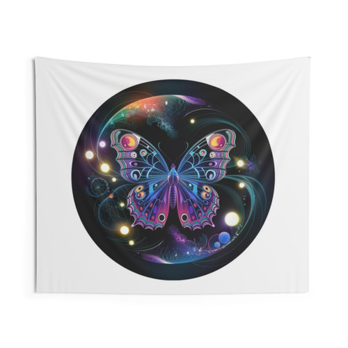 Butterfly Universe Tapestry - Vibrant Wall Decor