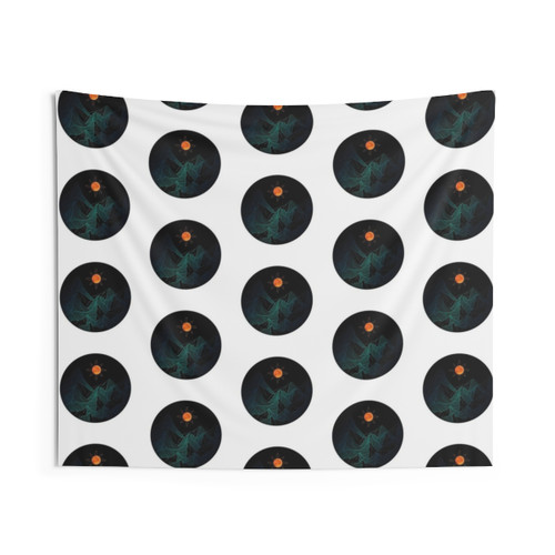 Blue Mountain Range Tapestry for Outdoor Adventure Decor