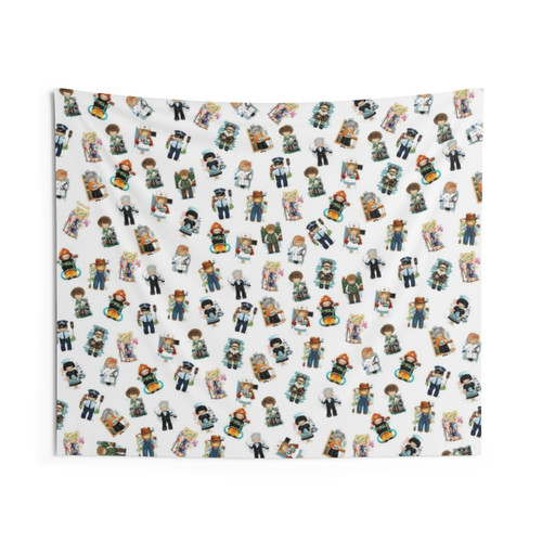 Occupations and Vocations Themed Tapestry Wall Art