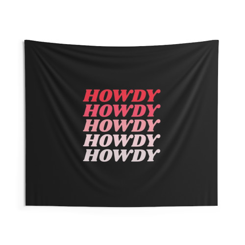 Howdy Howdy Howdy Western Tapestry