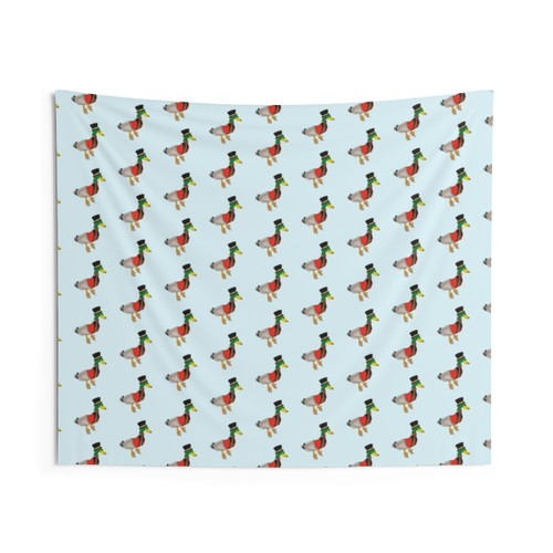 Circus Duck Tapestry with Ringmaster Attire