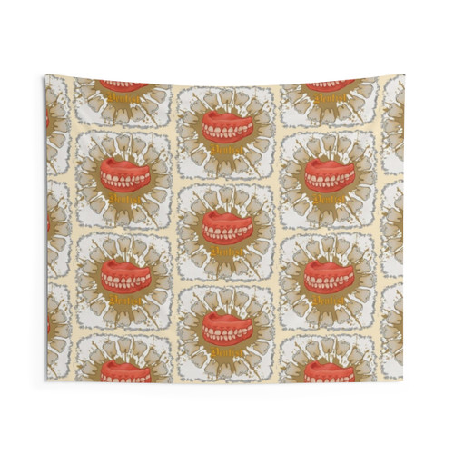 Dentist Themed Tapestry Wall Decor