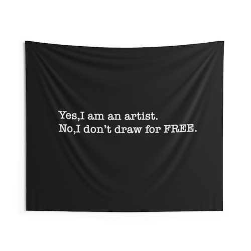 Artist Truth Pun Tapestry