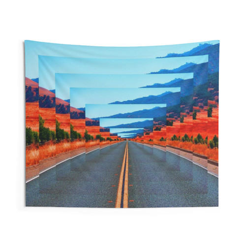 Abstract Road to Infinity Tapestry