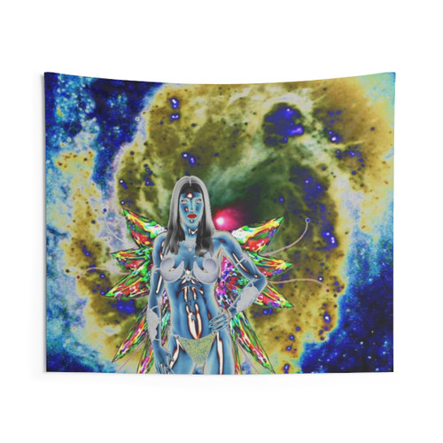 Goddess of the Stars fantasy tapestry