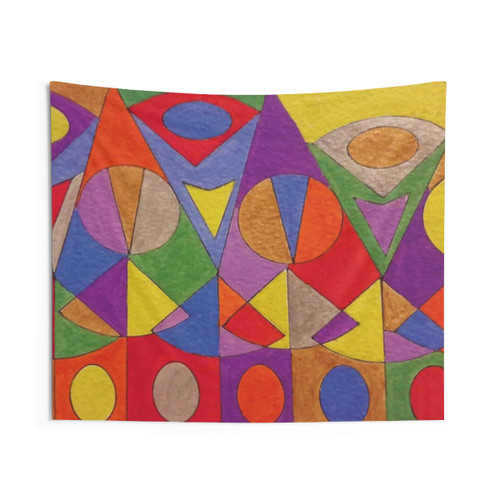 Abstract Colour in Motion Tapestry