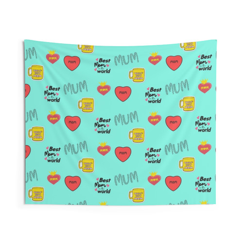 Best Mom Tapestry - Mothers Day Gift for Mum