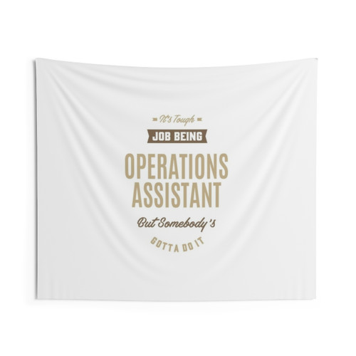 Operations Assistant Tapestry Wall Hanging