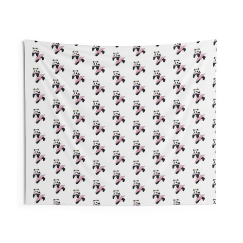 Panda Ballerina Tapestry Wall Hanging