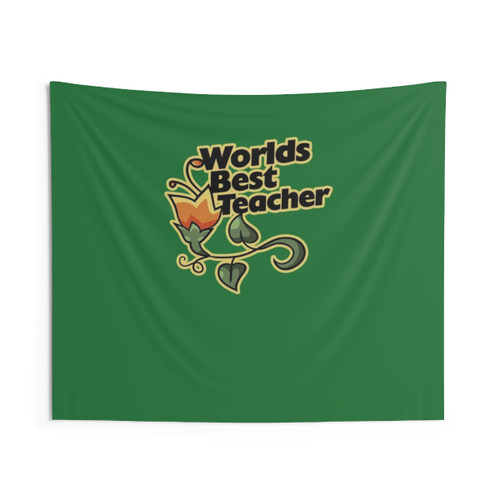 Best Teacher Tapestry Wall Hanging