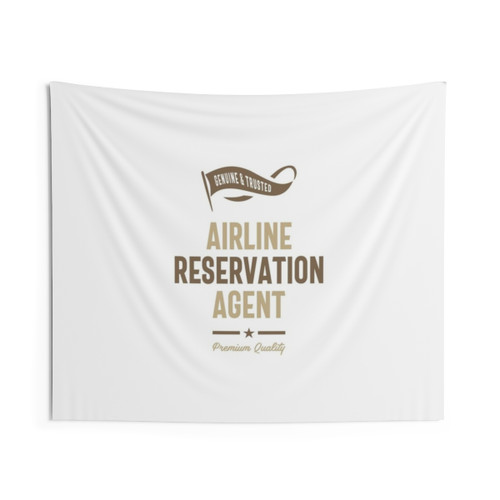 Airline Reservation Agent Tapestry Wall Art