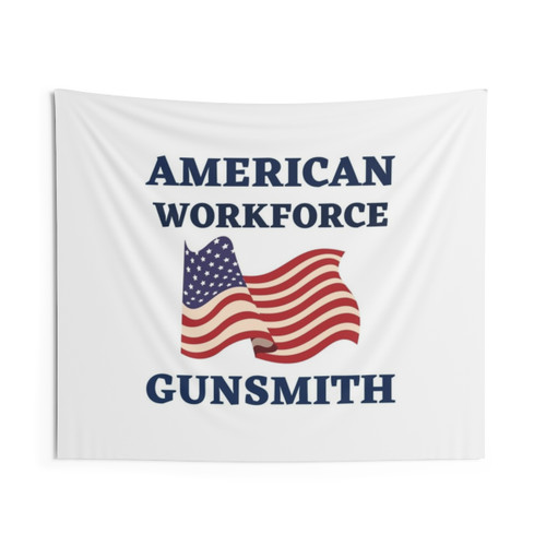 Gunsmith American Workforce Patriotic Tapestry