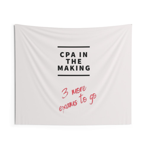CPA Tapestry - Motivational Accountant & Bookkeeper Art