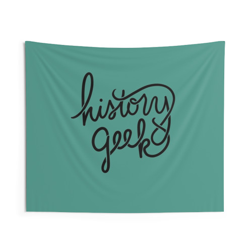 History Geek Tapestry Wall Hanging