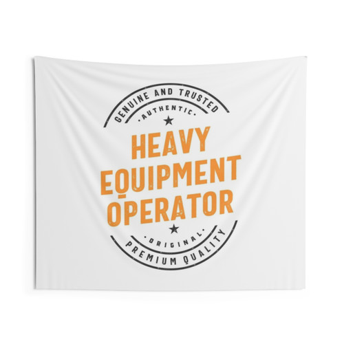 Heavy Equipment Operator Tapestry Wall Decor