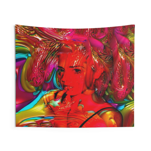 Mardi Gras Themed Tapestry Wall Hanging