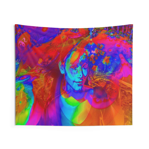 Brainstorm Fantasy Tapestry - Colorful Abstract Patterns