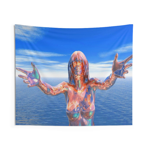 Colorful Zombie-Themed Tapestry Wall Art