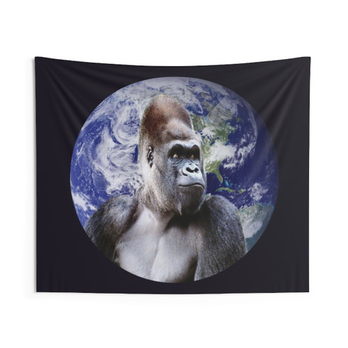 One World Tapestry - Colorful Nature and Culture Art