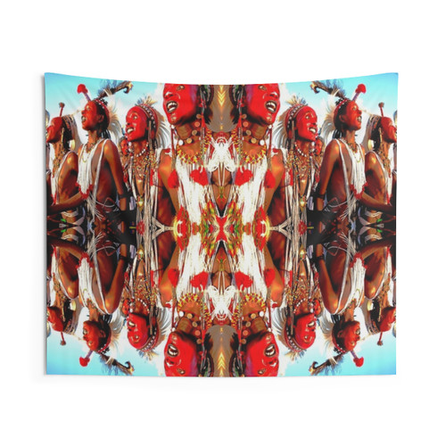 Tribal Dance Abstract Tapestry Wall Decor