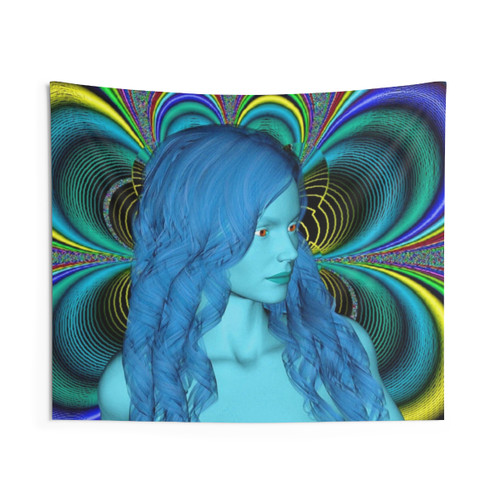 Blue Fairy Tapestry for Home Decor