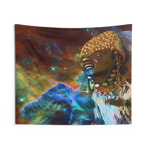 Cosmic Dance Abstract Wall Tapestry