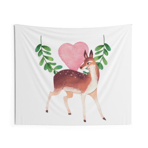 Deer Love Tapestry Wall Decor