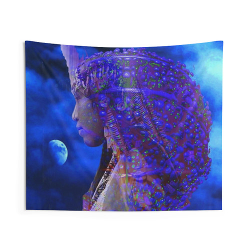 Mystical Moon Shadow Tapestry