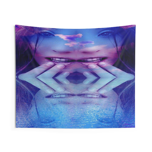 Blue Reflection Tapestry for Home Decor