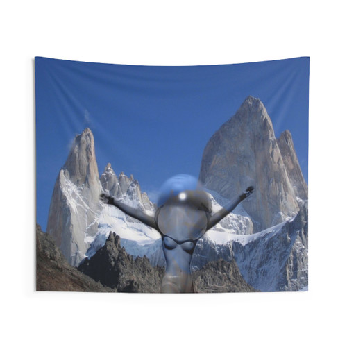 Fantasy Mountain Air Tapestry