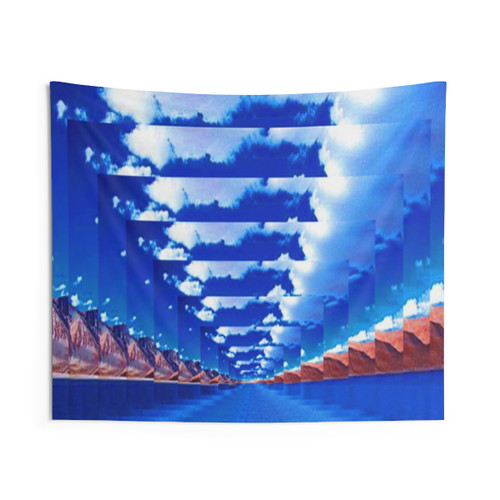 Infinity Landscape Abstract Tapestry
