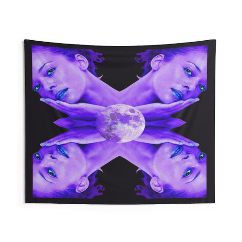 Enchanting Moon Goddess Tapestry