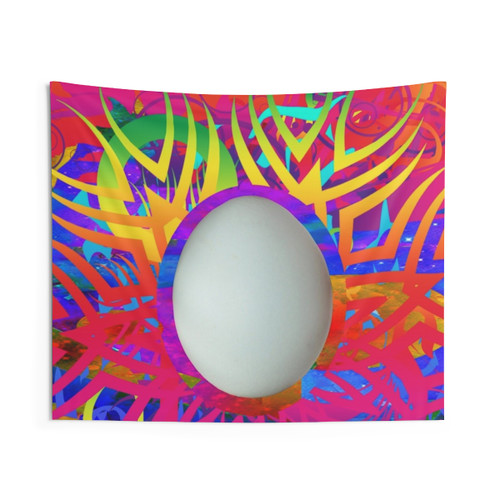 Surreal Egg Rebirth Tapestry