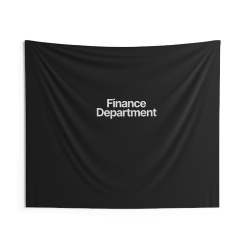 Finance Department Tapestry Wall Hanging